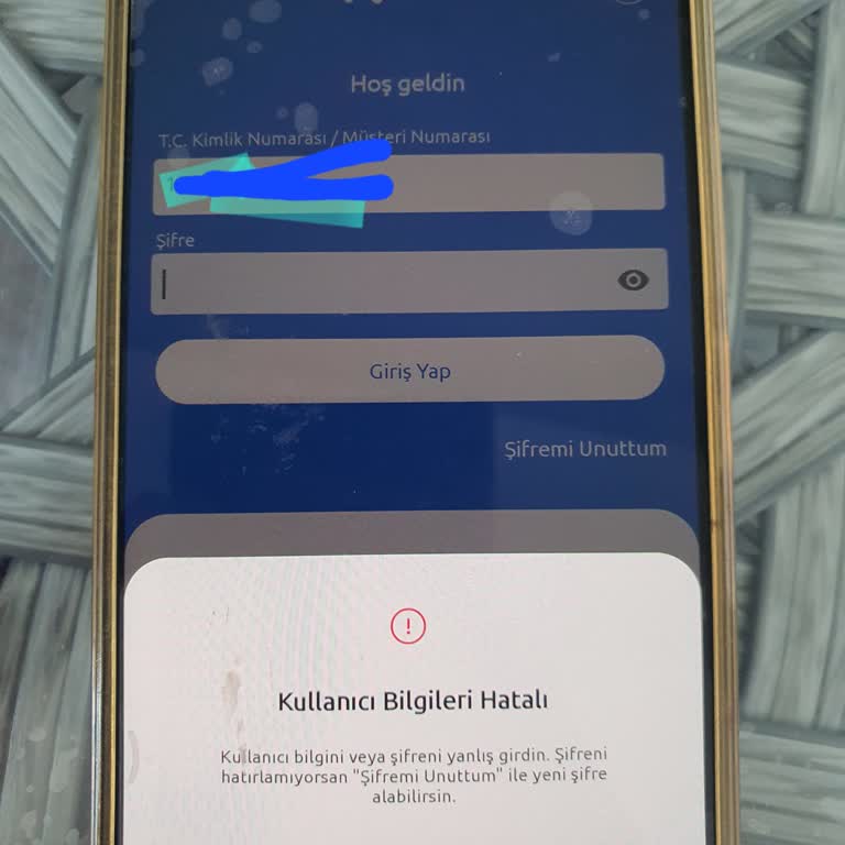 Hesap Açılışı Sonrası Sürekli Şifre Hatası Ve Erişim Sorunu