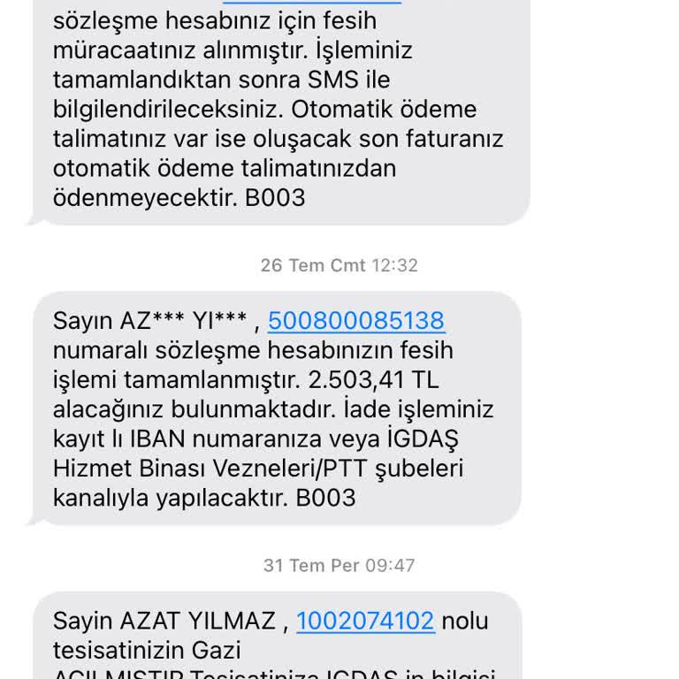 Fesih Sonrası Doğalgaz İade Ödemesi Bir Aydır Yapılmadı