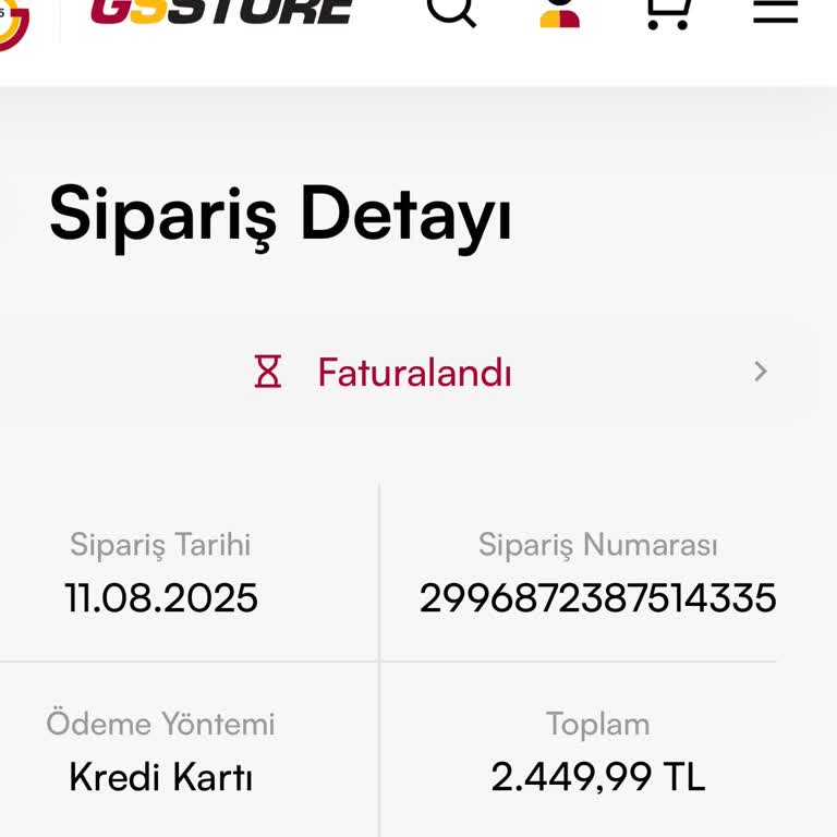 GS Store Siparişim Zamanında Kargolanmadı, Müşteri Hizmetlerinden Çözüm Alamadım