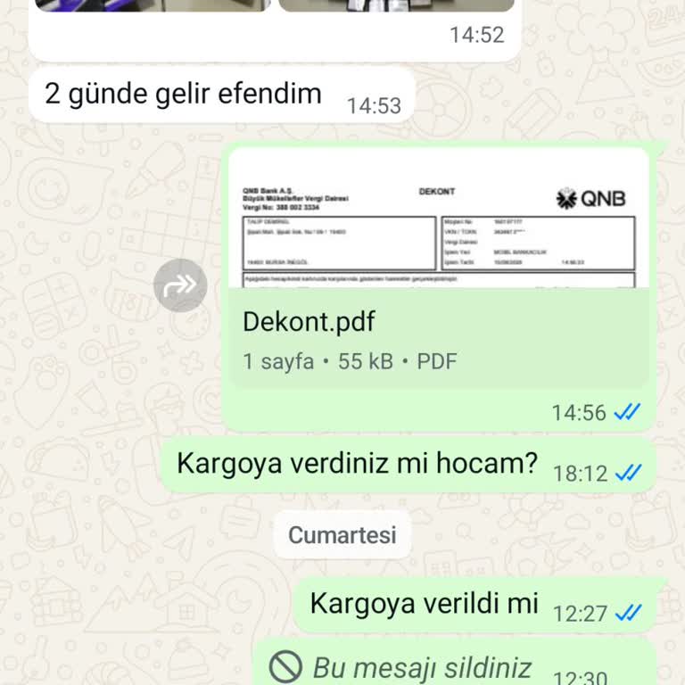 Siparişim Teslim Edilmedi, Param Geri Verilmiyor!