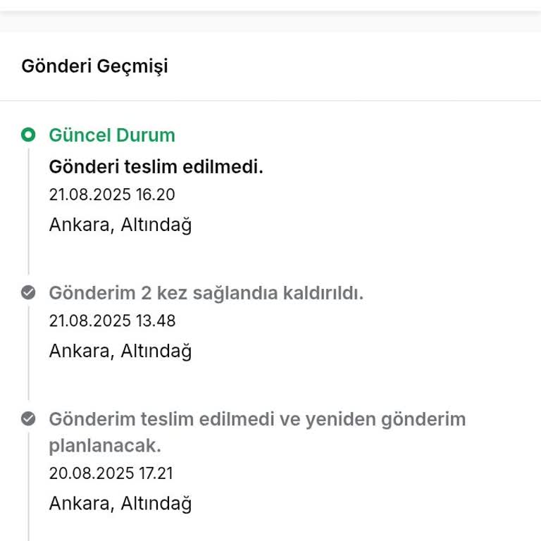 Kargom Teslim Edilmedi, Yanıltıcı Bilgilendirme Ve İletişim Sorunu Yaşadım