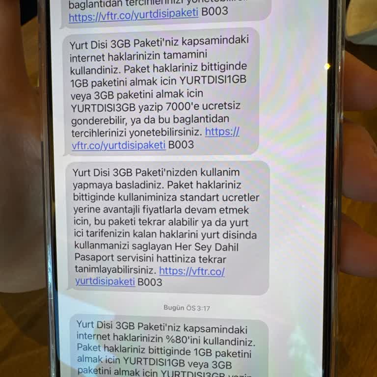 Kullanılamayan Yurt Dışı İnternet Paketi İçin Çözüm Bekliyorum