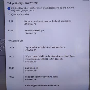 Kargom Teslim Edilmeden İade Edilmiş Görünüyor Mağduriyet Yaşıyorum
