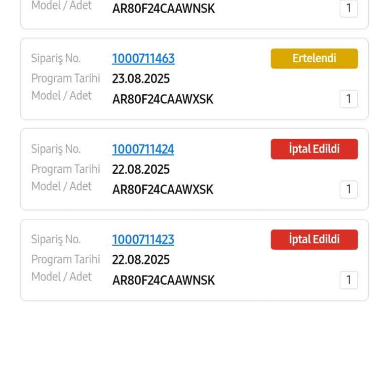 Samsung Klima Kurulumu Gecikti Yaşlı Ailem Mağdur Oldu