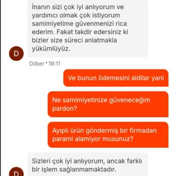 Küflü Köfte Gönderildi İade Yapılmadı Mağduriyetim Giderilmiyor