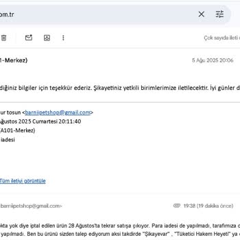Aldığım Elektrikli Mopedin Parası İade Edilmedi Ve Müşteri Hizmetleri Çözüm Sunmuyor