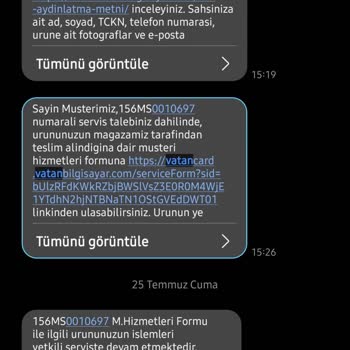 Garantiye Gönderilen Kamera 45 Gündür Teslim Edilmiyor Bilgi Verilmiyor