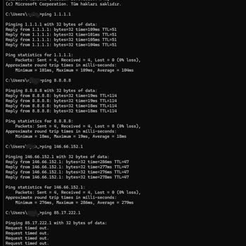 Kablo Net Yüksek Ping ve Jitter Nedeniyle Oyun Ve İletişimde Ciddi Sorunlar