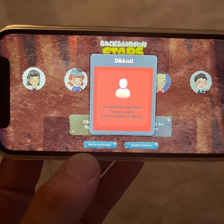 Tavla Stars Hesabıma Yeni Telefonumdan Erişemiyorum
