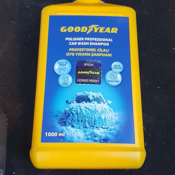 Goodyear Oto Şampuanı Vernikte Kalıcı Leke Bıraktı