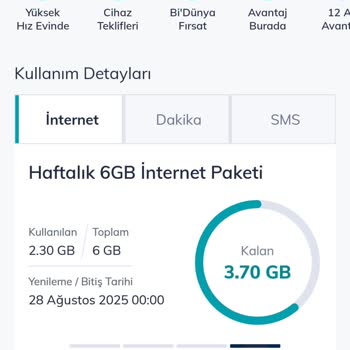 Sil Süpür Kampanyasındaki GB'lar Kullanılamıyor, Kendi İnternetim Tükeniyor
