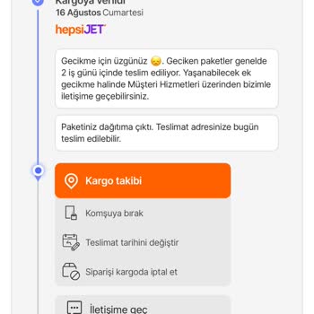 Hepsijet İle Kargom 6 Gündür Teslim Edilmedi, Mağduriyetim Giderilmiyor
