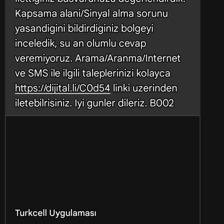 Turkcell'de Uzun Süredir Devam Eden Çekim Sorunu Ve Yetersiz Müşteri Hizmetleri
