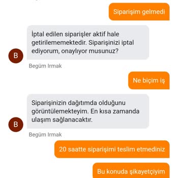 Migros Siparişim Zamanında Teslim Edilmedi, Müşteri Hizmetleri Çözüm Sunmadı