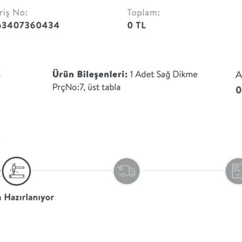 Hasarlı Şifonyer Parçaları 2,5 Aydır Değiştirilmiyor Mağduriyetim Sürüyor