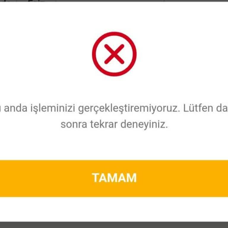 VakıfBank Mobil Uygulamasında Kredi Başvurusu Teknik Sorunu
