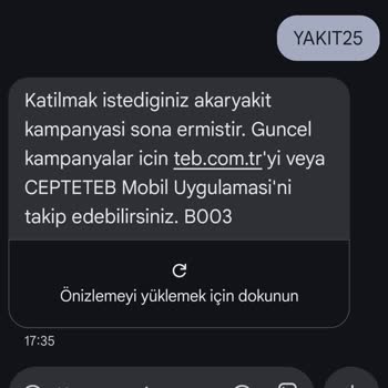 TEB Bonus Akaryakıt Kampanyasında Başvuru Sorunu Ve Çözüm Eksikliği