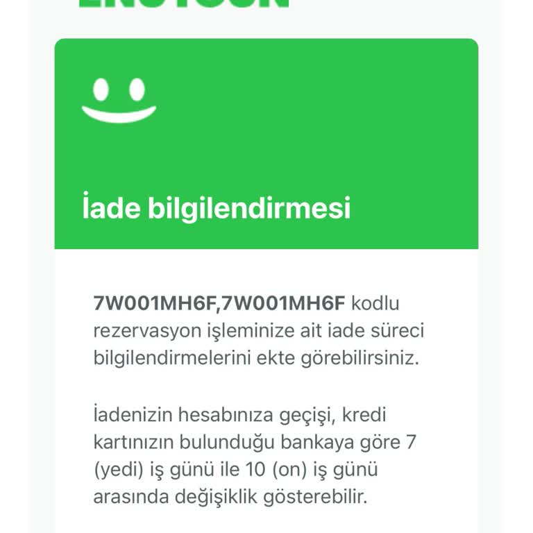 Bir Ay Geçmesine Rağmen Bilet İadesi Yapılmadı