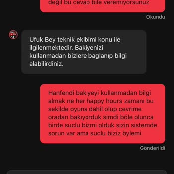 Teknik Sorun Nedeniyle Promosyon Kazancım Engellendi, Mağduriyetim Giderilmiyor