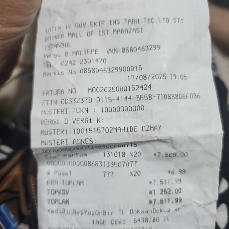 Boyner Yanlış Parfüm Satışı Ve İade Sürecinde Mağduriyet