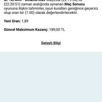 Kazanan Bahisime Eksik Ödeme Yapıldı