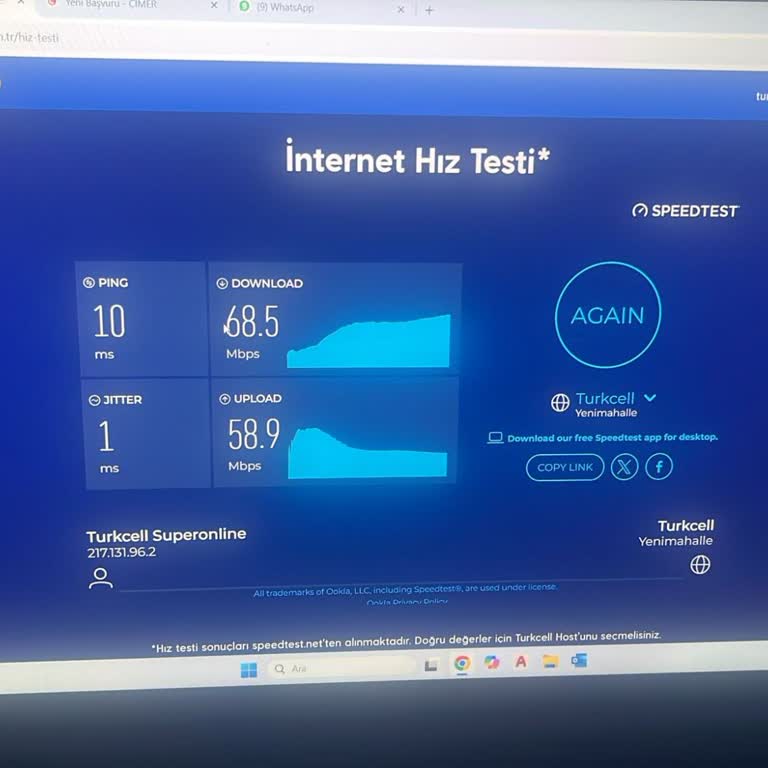 Taahhüt Edilen 1000 Mbps Hız Sağlanmıyor, Sorun Çözülmüyor