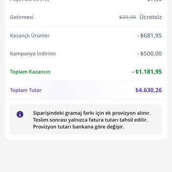 Getir Siparişlerim Otomatik İptal Edildi, Ücret İadesi Yapılmıyor