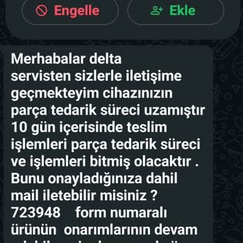 Yasal Süre Aşıldı, Arızalı Ürün Ve Yanıltıcı Servis Raporu