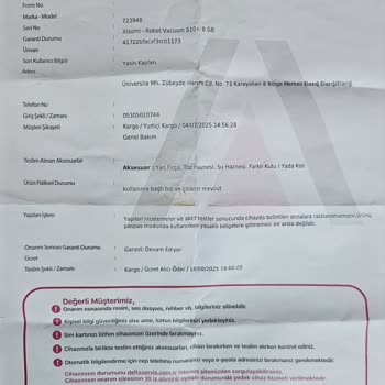 Yasal Süre Aşıldı, Arızalı Ürün Ve Yanıltıcı Servis Raporu