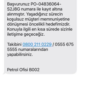 Aldığım Benzin Nedeniyle Araç Arızası Ve Müşteri Hizmetlerinden Destek Alamama