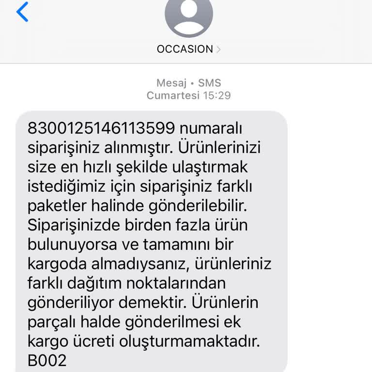 Belirtilen Sürede Kargoya Verilmeyen Sipariş Nedeniyle Yaşanan Mağduriyet