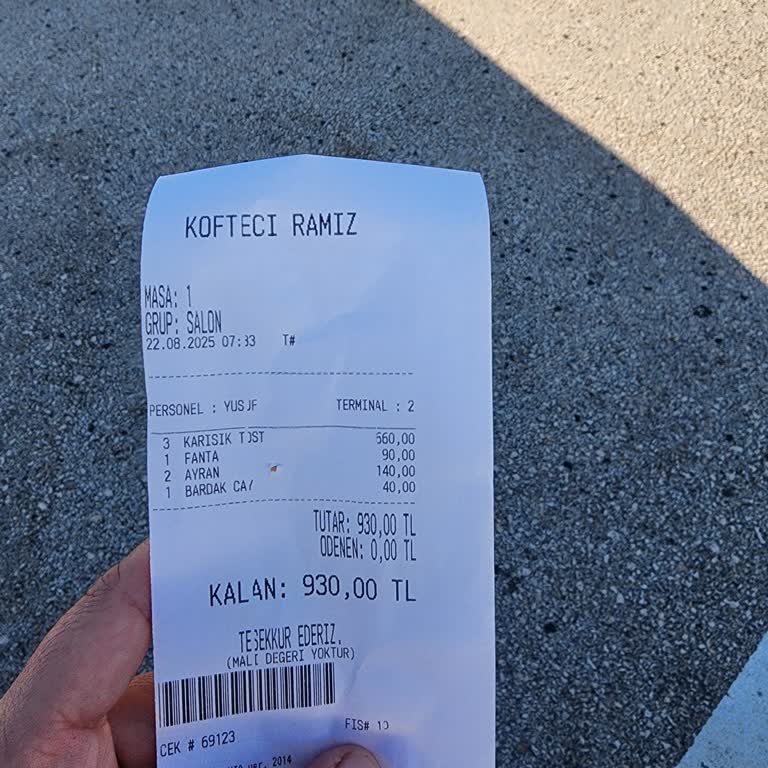 Yanıltıcı Fiyat Tabelası Ve Fahiş Hesap Şoku