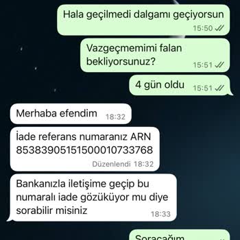 Siparişim Teslim Edilmedi, Ücret İadem Aylardır Yapılmıyor