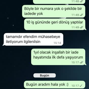 Siparişim Teslim Edilmedi, Ücret İadem Aylardır Yapılmıyor