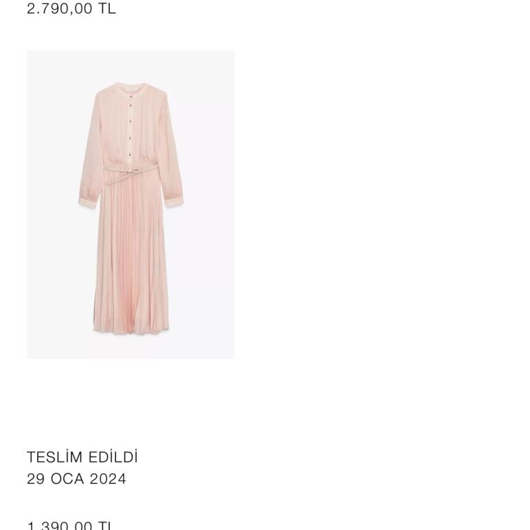 Zara Siparişim Ne Teslim Edildi Ne De Bilgi Verildi!