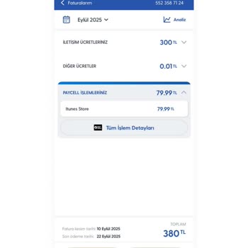 Apple Kimliğimden İzinsiz Satın Alma İşlemiyle Faturama Yansıyan Ücret