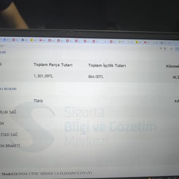 Sigorta Kaydında Kilometre Uyumsuzluğu İçin Açıklama Ve Düzeltme Bekliyorum