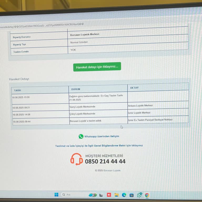 Borusan Lojistik İle Arçelik Çamaşır Makinesi Teslimatında Bilgi Eksikliği Ve Gecikme Sorunu