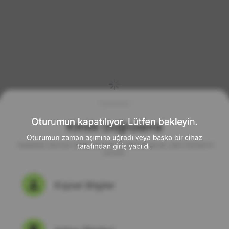 Hesabımda Güvenlik Sorunu Ve Sürekli Oturum Kapatılması