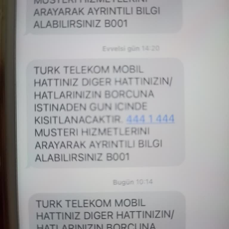 Borcum Olmadığı Halde Sürekli Borç SMS’i Alıyorum, Mağduriyetim Giderilsin