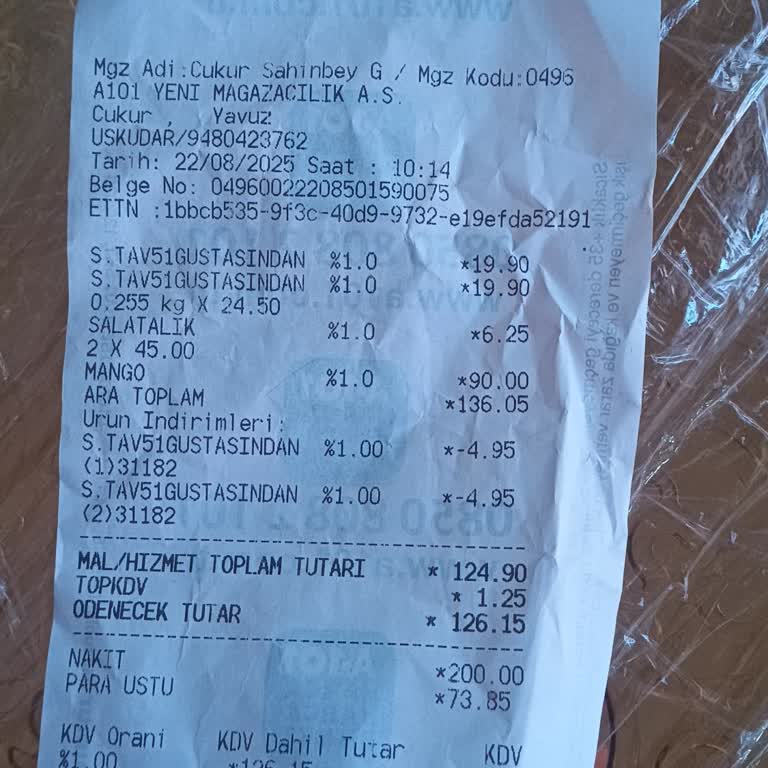 A101 Mağazasında Sürekli Eksik Para Üstü Verilmesi Mağduriyet Yaratıyor