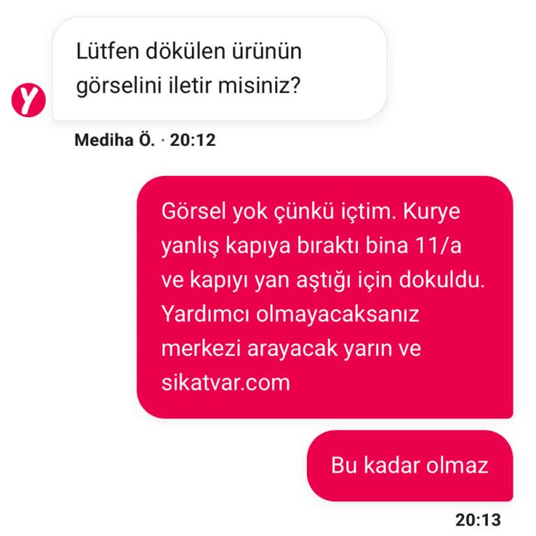Yanlış Adrese Teslim Edilen Sipariş Ve İlgisiz Müşteri Hizmetleri Mağduriyeti