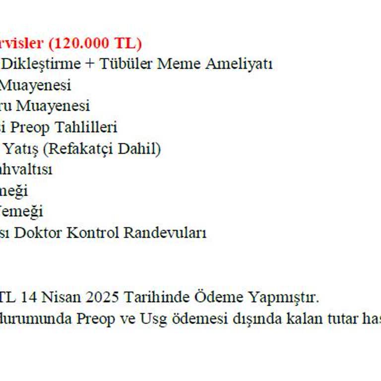 Ameliyat İptali Sonrası Ücret İadesinde Haksız Kesinti Ve Bilgilendirme Eksikliği