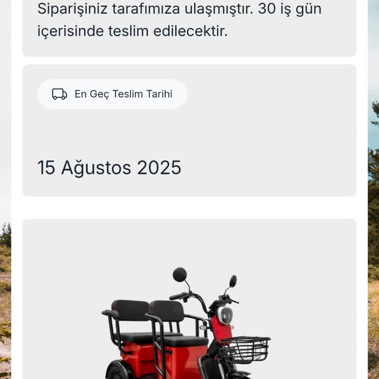 A101'den Aldığım Elektrikli Motor 2 Ay Geçmesine Rağmen Teslim Edilmedi