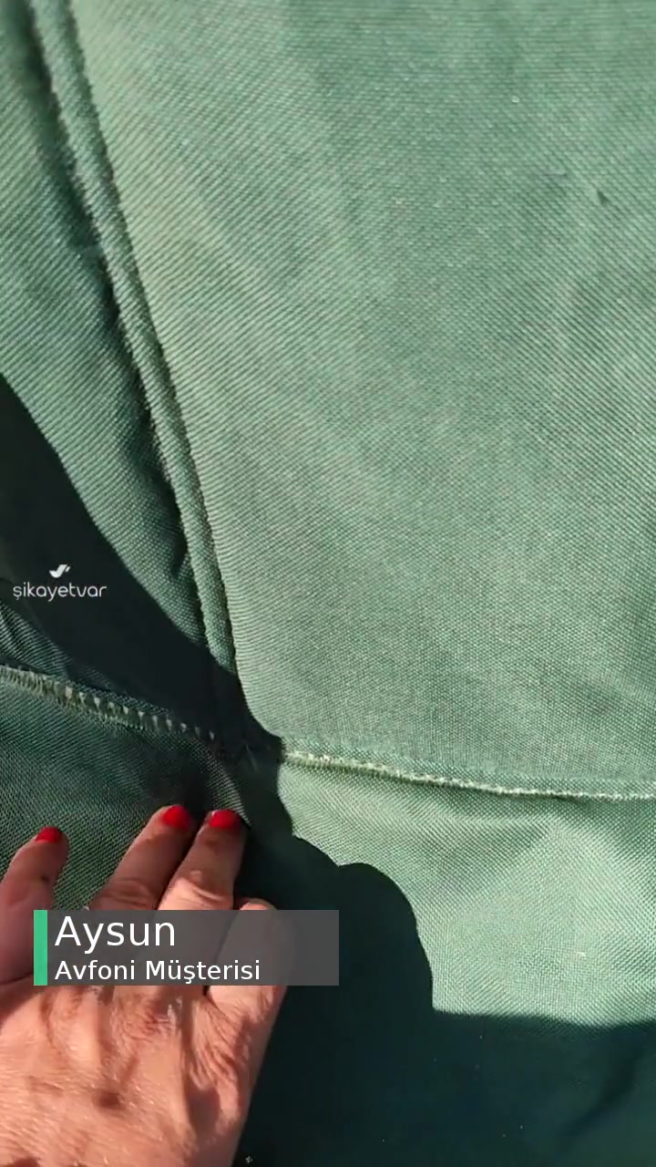 Avfoni Funky Chair Sorunlu Kumaş, Dikiş Üretim Hatalı Ürün videonun kapak resmi