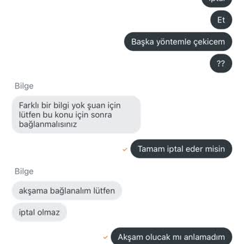 Para Çekme Talebim Karşılanmadı, Müşteri Hizmetleri İlgisiz
