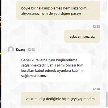 Aresbet Hesabımdaki Bakiyem Açıklama Yapılmadan Silindi