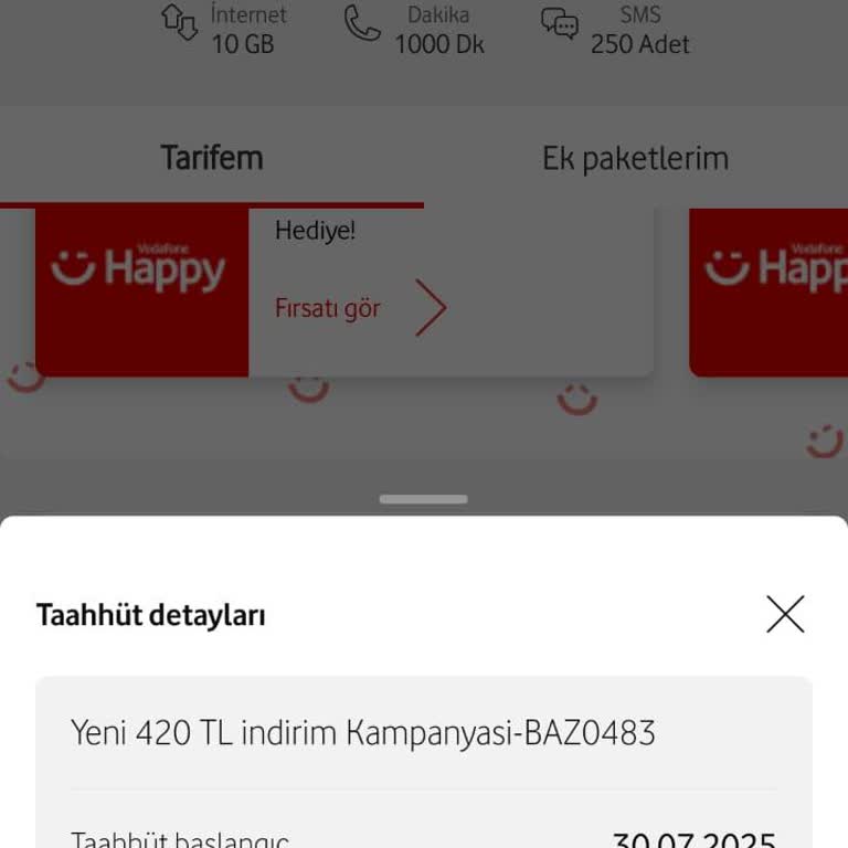Vodafone Cayma Bedelinde Bilgilendirme Eksikliği Ve Fazla Ücret Talebi