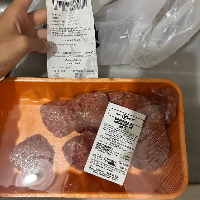 Migros Yemek Üzerinden Verilen Siparişte Gecikme, Eksik Ve Kalitesiz Ürün, Yetersiz Çözüm