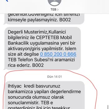 Kredi Başvurum Onaylandıktan Sonra Red Edildi